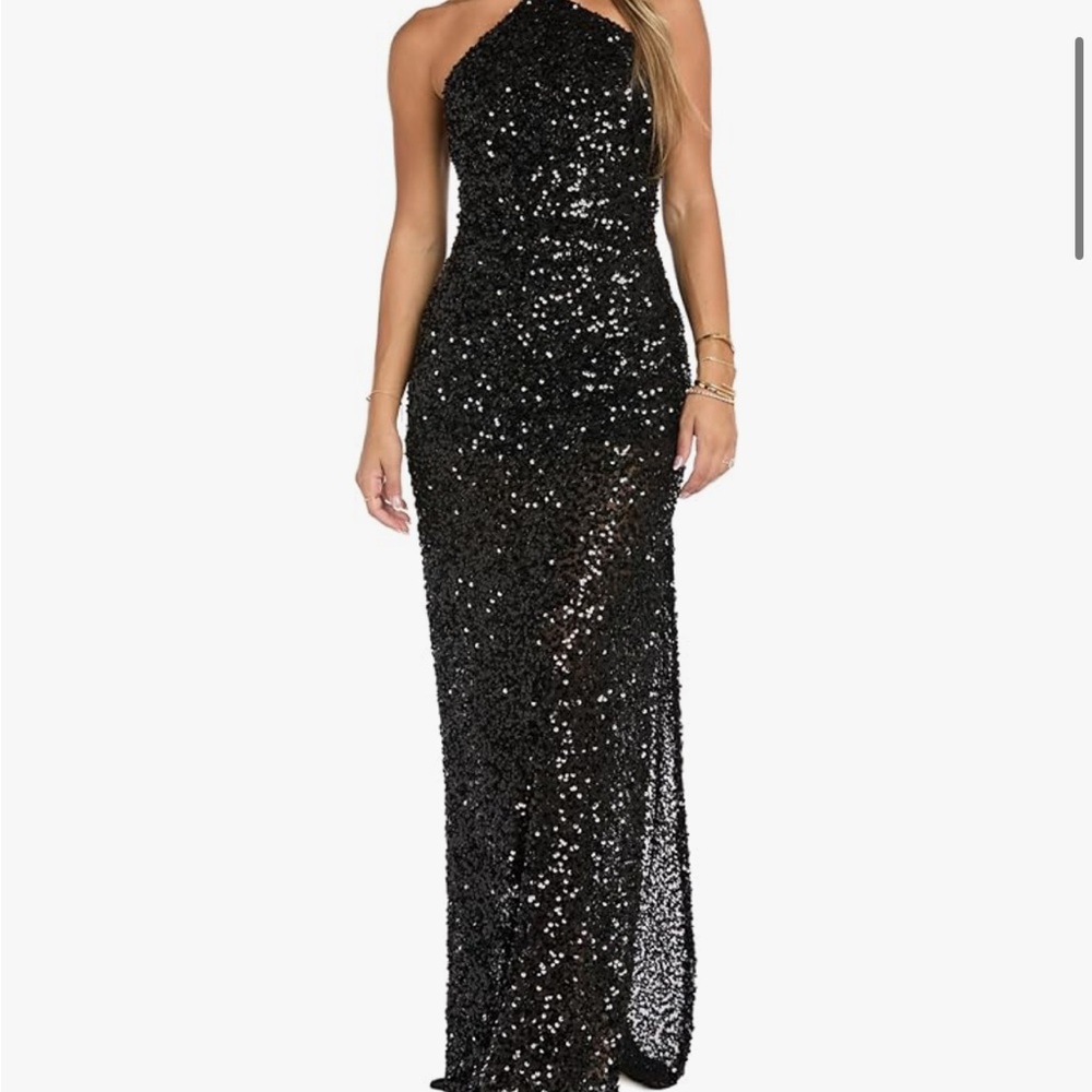 Black formal dress